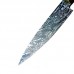 Damascus handmade  hunting knife beautiful structure with fee leather sheath  